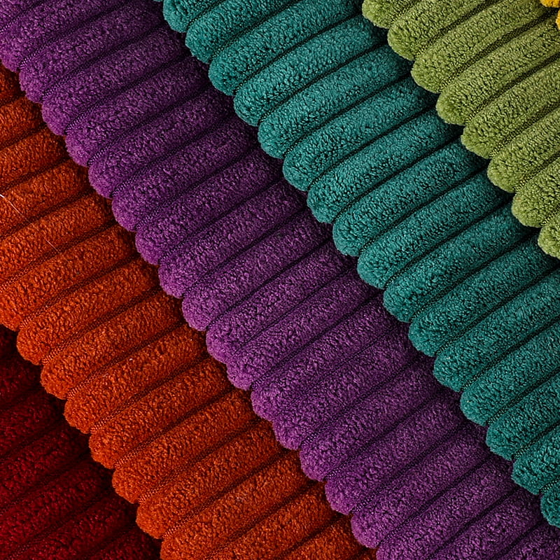 Bohatá textura Corduroy Pohovka nábytku látka